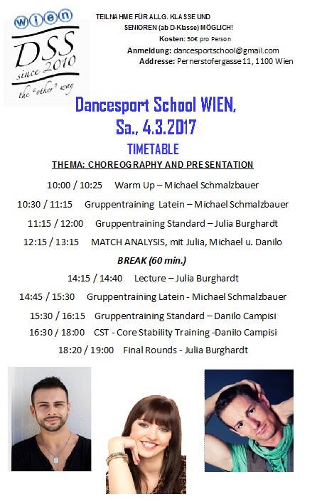 Dancesport School 4.3.2017